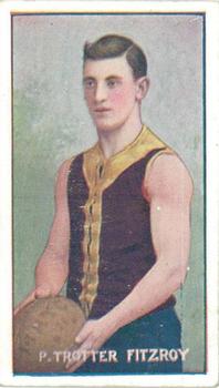 1906-07 Sniders & Abrahams Australian Footballers - Victorian League Players Series C #NNO Percy Trotter Front